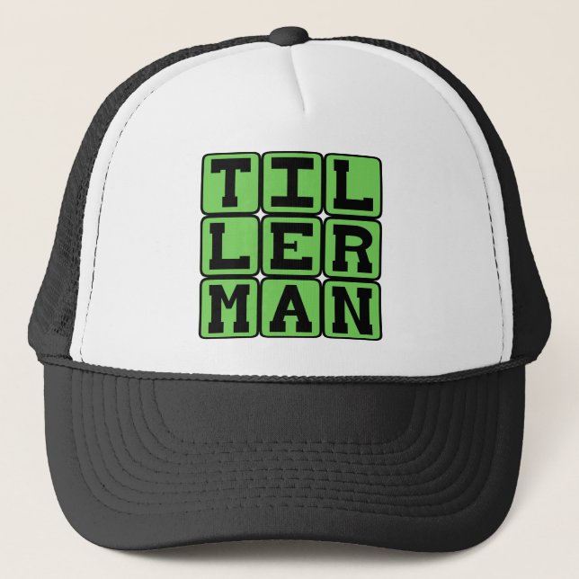 Gorra De Camionero Tillerman, timonel de barco (Anverso)