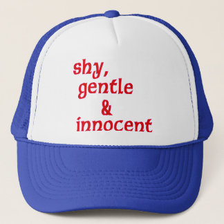 Gorra De Camionero Tímido, dulce e inocente