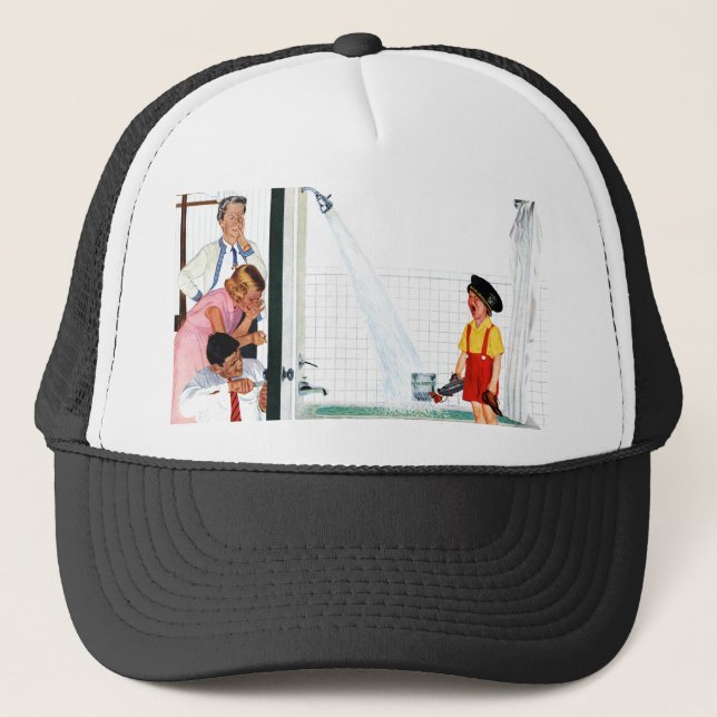 Gorra De Camionero Tina que desborda (Anverso)