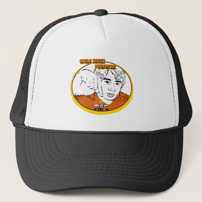 Gorra De Camionero Tío Roger Comediante de Youtube MSG (Anverso)