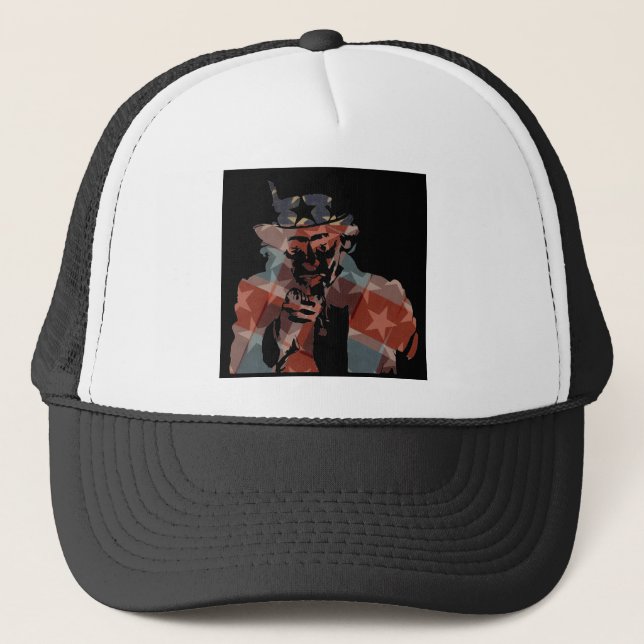 Gorra De Camionero Tío Sam Trucker Hat (Anverso)