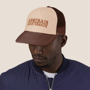 Gorra De Camionero Tipografía del fútbol de cuartos de sillón