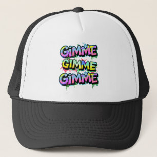 Gorra De Camionero Tipografía del Gimme del graffiti