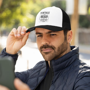 Gorra De Camionero tipografía divertida de la época de la reproducció