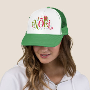 Gorra De Camionero Tipografía divertida y colorida de Noel