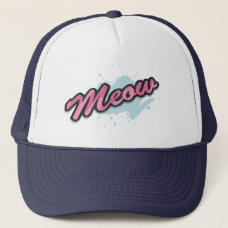 Gorra De Camionero Tipografía Gráfica de Gato Amante de Salpicadura d