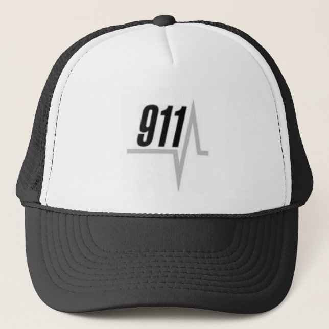 Gorra De Camionero Tira de 911 EKG (Anverso)