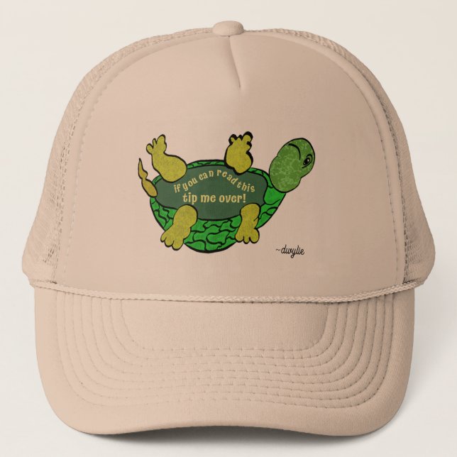 Gorra De Camionero Tírame tortuga (Anverso)