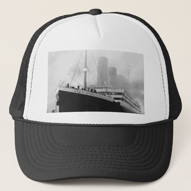 Gorra De Camionero Titánico en muelle en Southampton (Anverso)