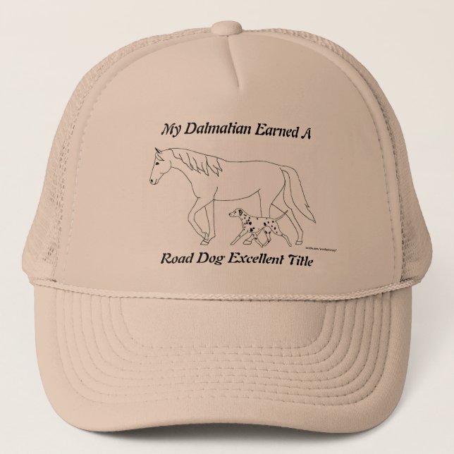 Gorra De Camionero Título de perro de carretera (Anverso)