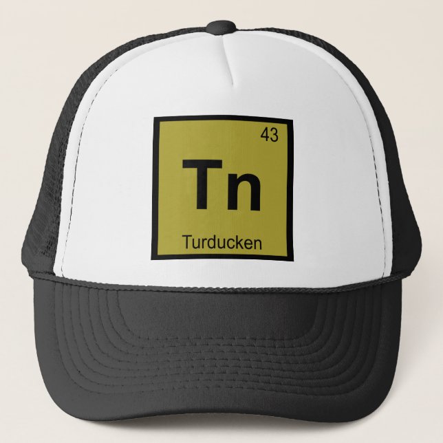 Gorra De Camionero Tn - Símbolo de la química de la acción de gracias (Anverso)