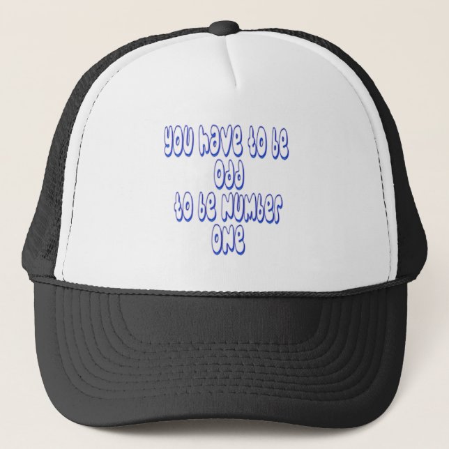 Gorra De Camionero To Be Number One (Anverso)