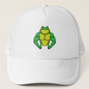 Gorra De Camionero Toad as Bodybuilder con músculos grandes