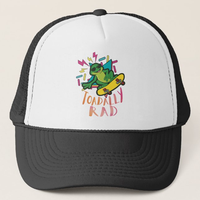 Gorra De Camionero Toadally Rad (Anverso)