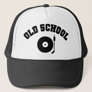 Gorra De Camionero Tocadiscos de DJ de Vieja Escuela