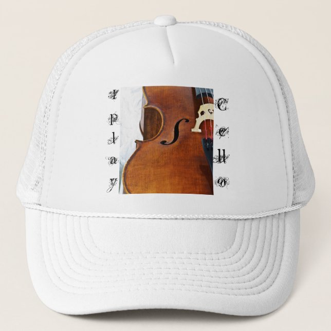 Gorra De Camionero Toco el violoncelo (Anverso)