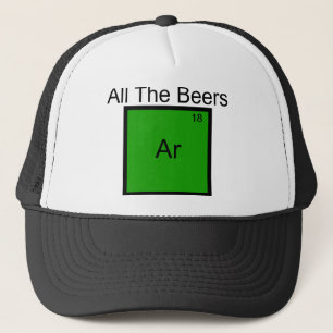 Gorra De Camionero Todas Las Cervezas Elemento Argón Pun Camiseta
