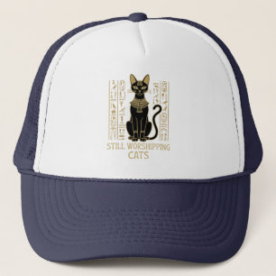 Gorra De Camionero Todavía adoramos a los gatos – Jeroglífico de gato