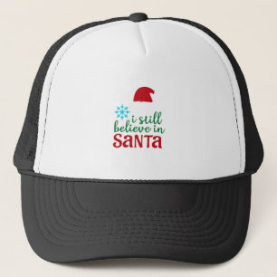 Gorra De Camionero Todavía Creo En Santa