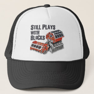 Gorra De Camionero Todavía juegos con los bloques