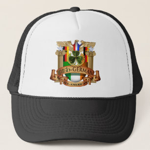 Gorra De Camionero Todo-Americano alemán irlandés