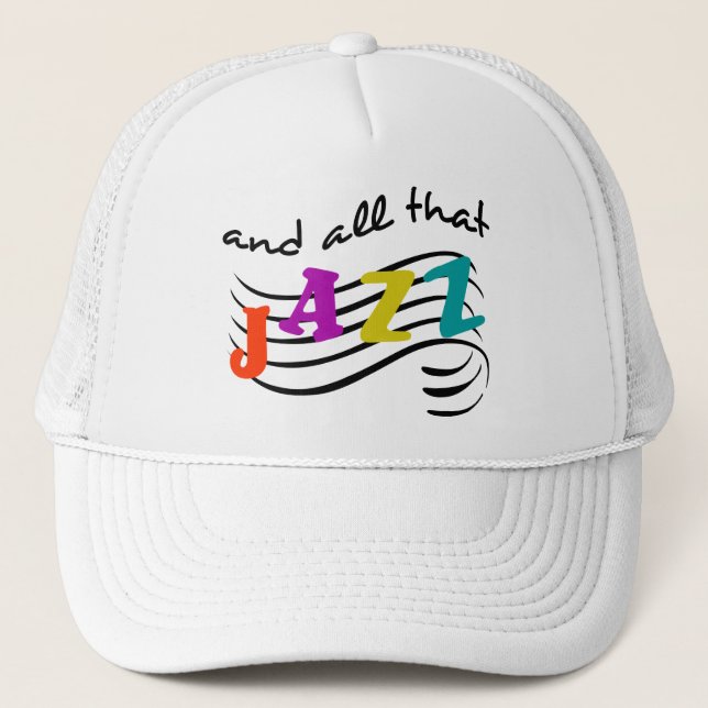Gorra De Camionero Todo Ese Jazz (Anverso)