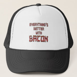 Gorra De Camionero Todo está mejor con Bacon