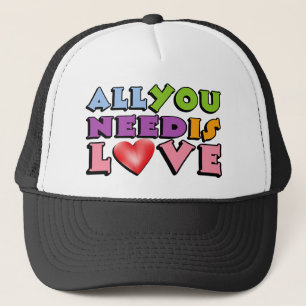 Gorra De Camionero Todo lo que necesitas es amor