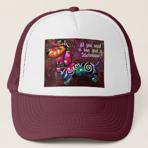 Gorra De Camionero Todo lo que necesitas es amor y arte abstracto de