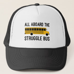 Gorra De Camionero Todos a bordo del autobús de la lucha