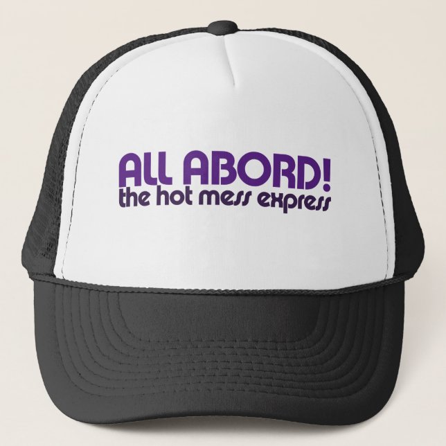 Gorra De Camionero Todos a bordo del calor de la calle (Anverso)