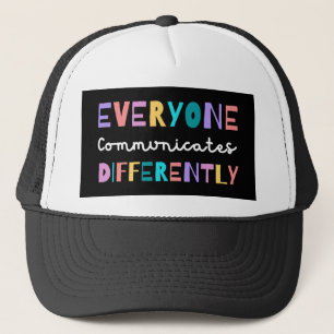 Gorra De Camionero Todos comunican diferente conciencia del autismo