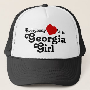 Gorra De Camionero Todos corazones un chica de Georgia