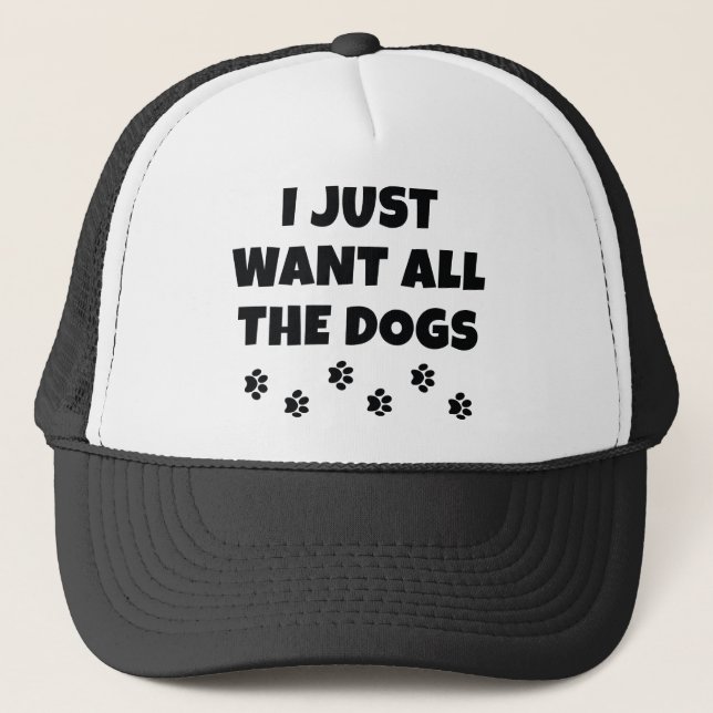 Gorra De Camionero Todos los perros (Anverso)