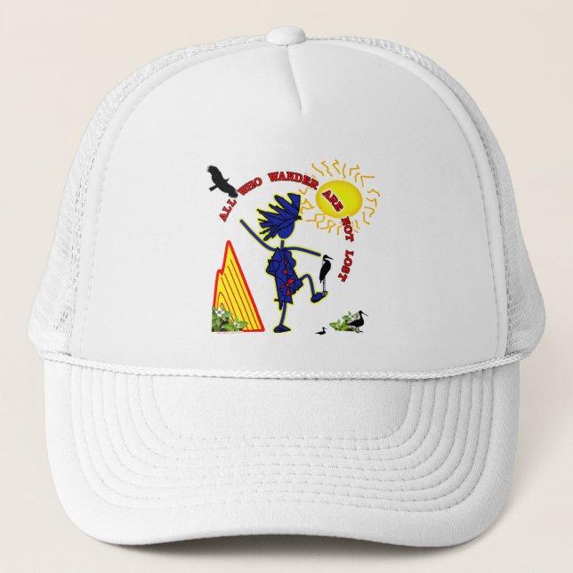 Gorra De Camionero Todos Los Que Wander Whimsy (Anverso)