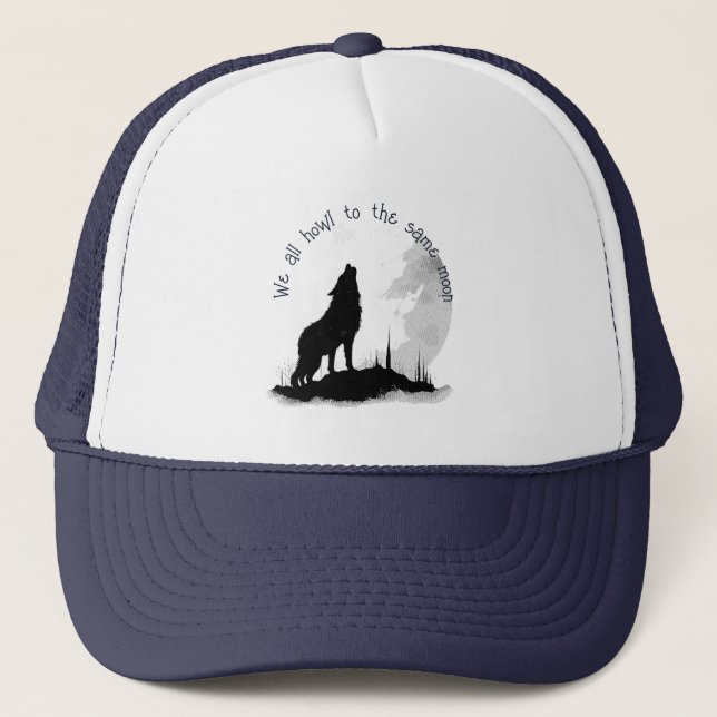 Gorra De Camionero Todos nos conformamos con la misma cita Inspirador (Anverso)