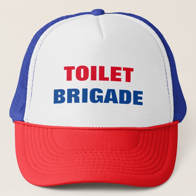 GORRA DE CAMIONERO TOILET BRIGADE (Anverso)