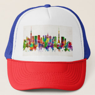 Gorra De Camionero Tokyo Japan Skyline