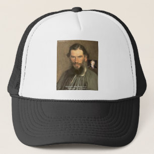 Gorra De Camionero Tolstoy "Nietzsche = Stupid" Quote Gifts Tees Etc
