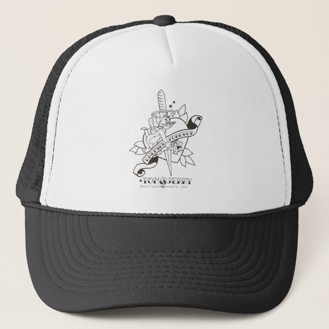 Gorra De Camionero Tom and Jerry Enemies Forever 1 (Anverso)