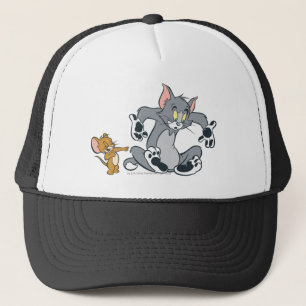 Gorra De Camionero Tom y Jerry Black Paw Cat
