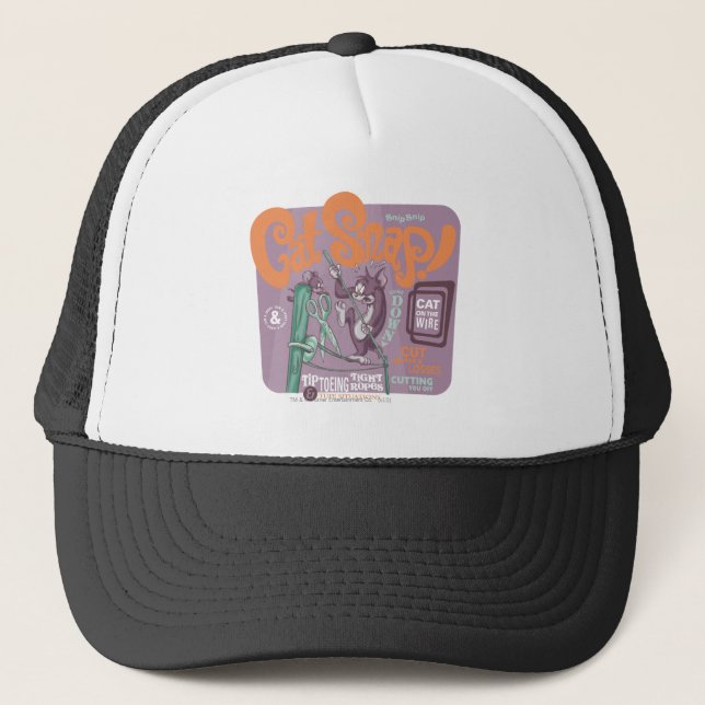 Gorra De Camionero Tom y Jerry Cat Snap (Anverso)