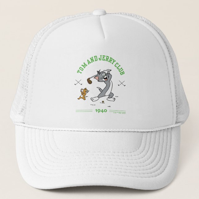 Gorra De Camionero Tom y Jerry Golfing Club 1940 (Anverso)