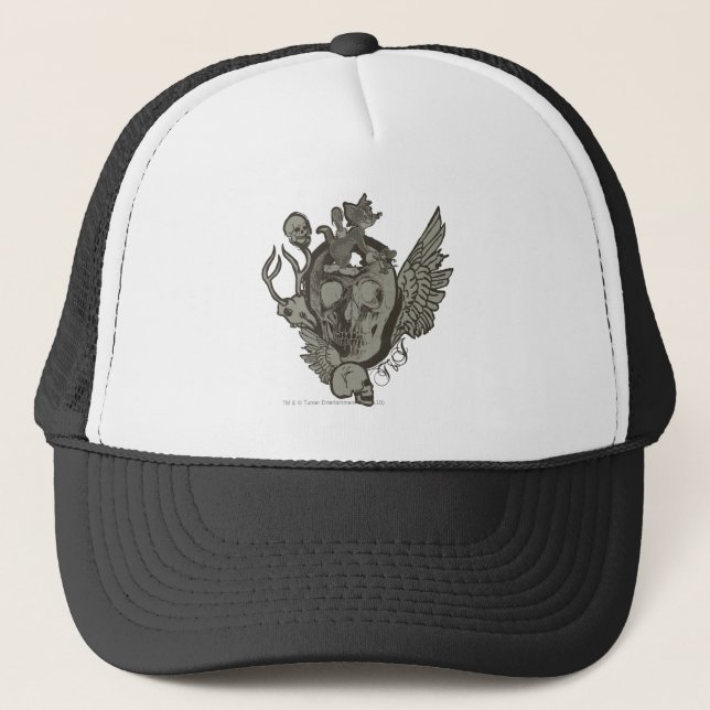 Gorra De Camionero Tom y Jerry Skull (Anverso)