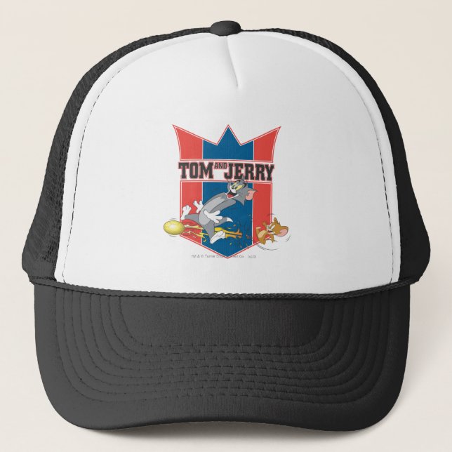 Gorra De Camionero Tom y Jerry Soccer (fútbol) 7 (Anverso)