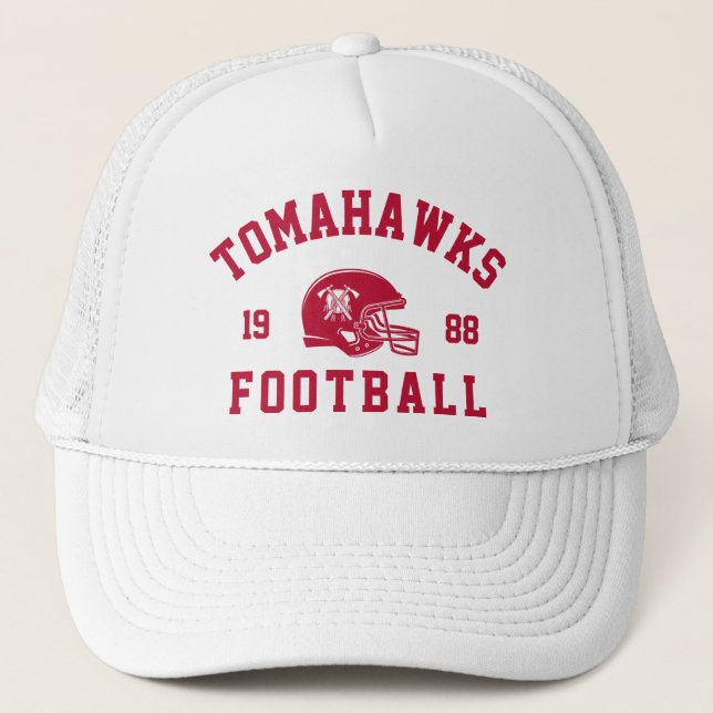 Gorra De Camionero Tomahawks Fútbol  (Anverso)