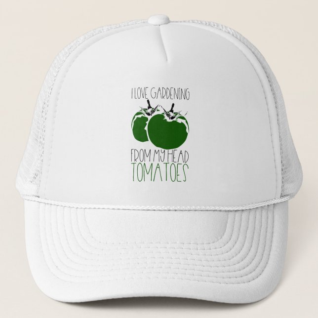 Gorra De Camionero Tomates de jardinería (Anverso)