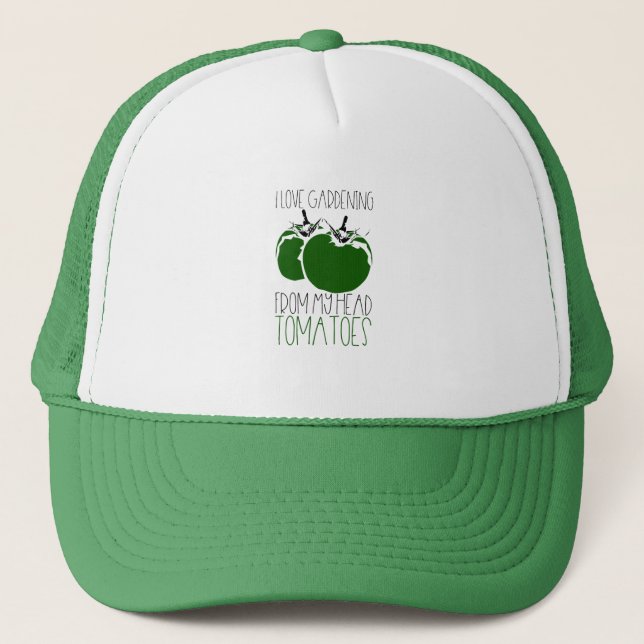 Gorra De Camionero Tomates de jardinería (Anverso)