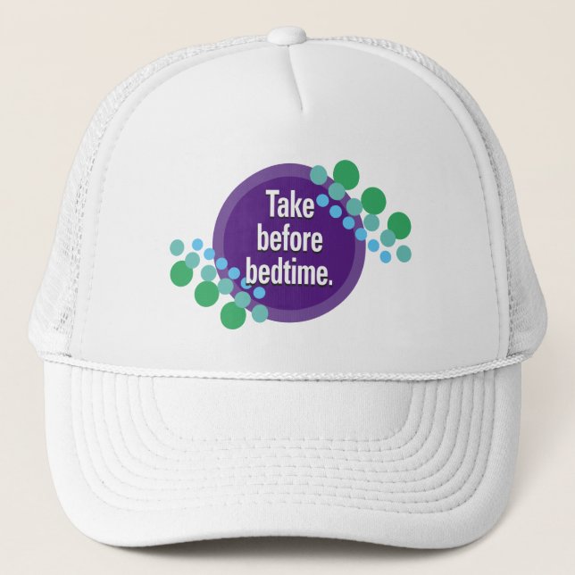 Gorra De Camionero Tome antes de acostarse Slant Spots (Anverso)