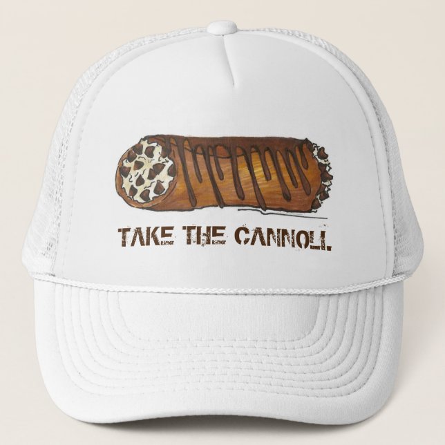 Gorra De Camionero Tome la panadería italiana Cannoli Little Italy (Anverso)